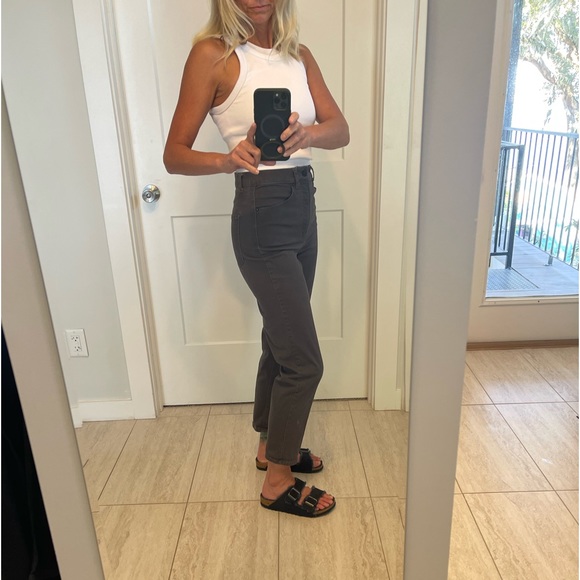 Express Super High Rise Slim Pants - Picture 1 of 15